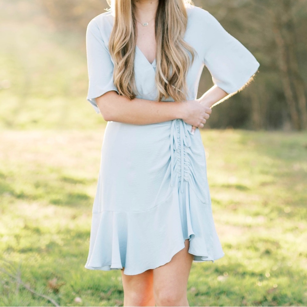 She+Sky Light Blue Dress